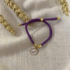 Pulsera cordón con inicial