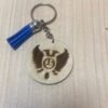 Llavero escudo y borla