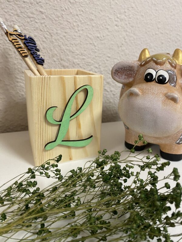 Portalápices de Madera Personalizado - Imagen 2