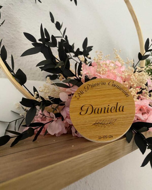 Espejo de madera  “Mi Día Especial”