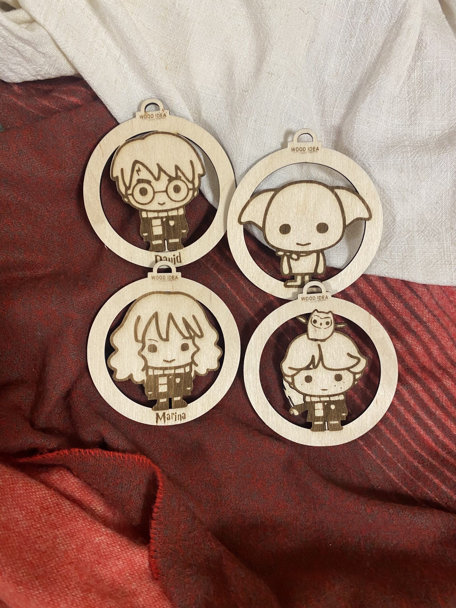 Bolas Navidad personajes Dibujos Animados