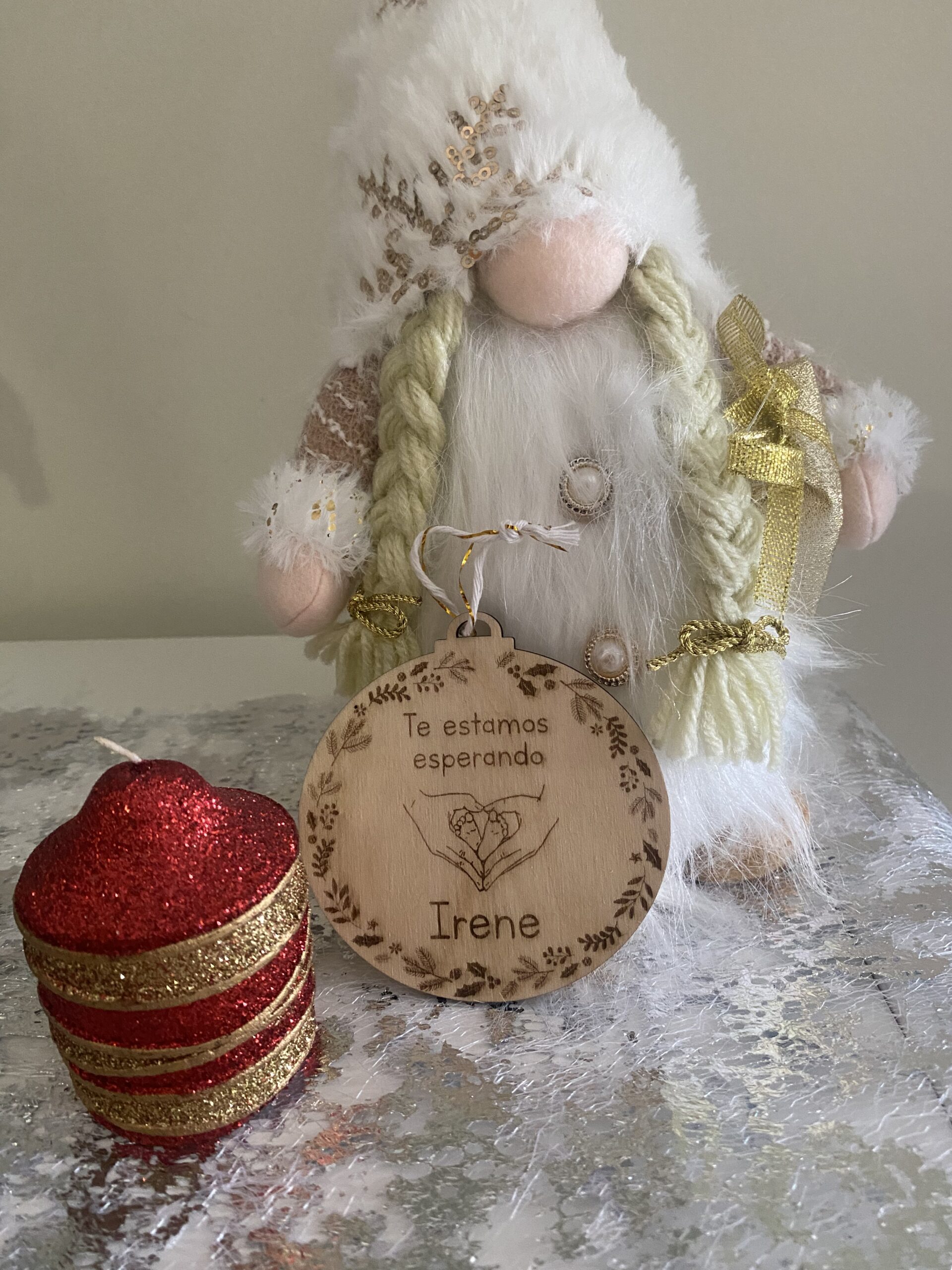 Bola Navidad ‘’Te estamos esperando / Mi primera navidad’’